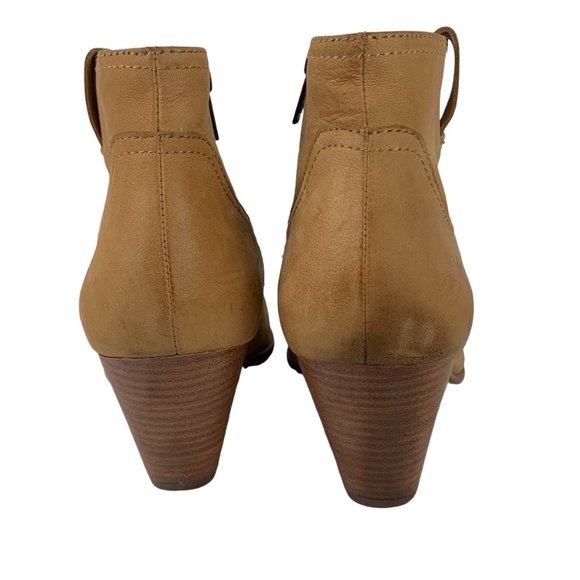 FRYE 'Reina' Sandy Nubuck Western Inspired Booties - Picture 11 of 13